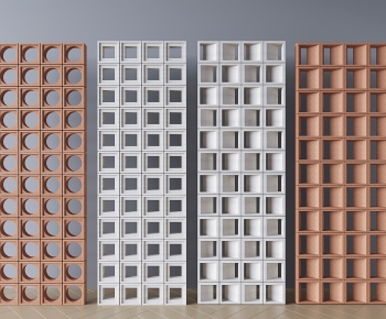 Modern Cement Brick Screen Partition-ID:819443942