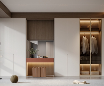 Modern Clothes Storage Area-ID:706157928
