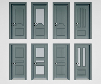 Simple European Style Single Door-ID:251327041