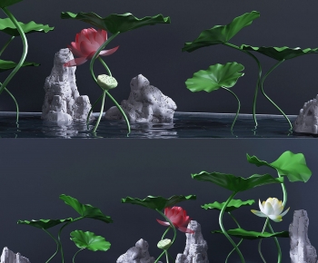 Modern Rockery Waterscape-ID:957572948