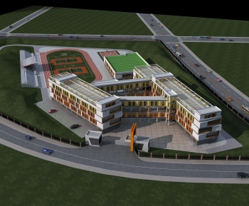 Modern Architectural Bird's-eye View Planning-ID:787122016