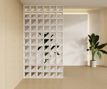 Modern Cement Brick Screen Partition-ID:161226998