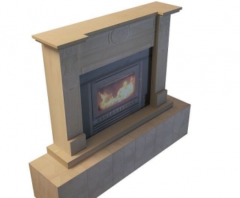 Simple European Style Fireplace-ID:806026943