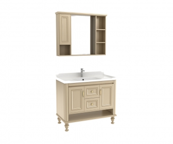 French Style Bathroom Cabinet-ID:442898996