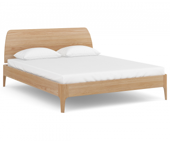 Modern Double Bed-ID:641854057