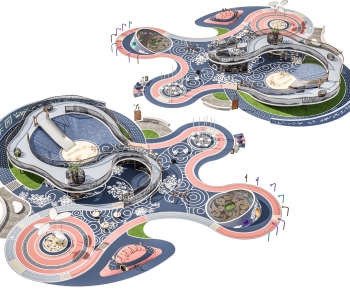 Modern Park Landscape-ID:292342904