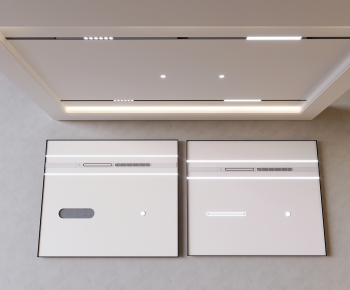 Modern Suspended Ceiling-ID:826744083