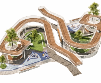 Modern Park Landscape-ID:187990718