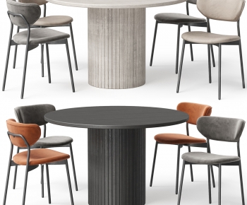 Modern Dining Table And Chairs-ID:969762091