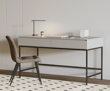 Modern Computer Desk And Chair-ID:899246933