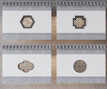 Chinese Style Landscape Wall-ID:257834912