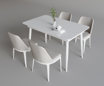 Modern Dining Table And Chairs-ID:712373024
