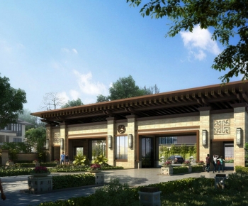 New Chinese Style Residential Building-ID:845376978