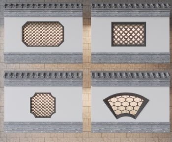 Chinese Style Landscape Wall-ID:743446116