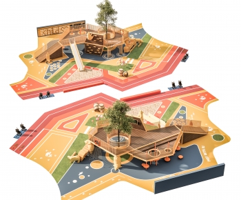 Modern Park Landscape-ID:520610852