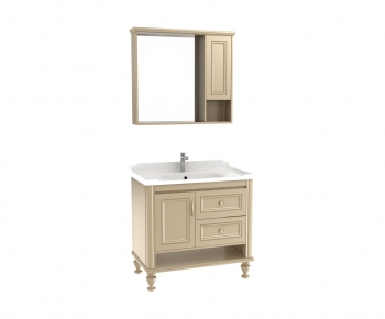 French Style Bathroom Cabinet-ID:847445019