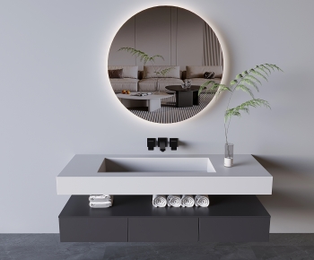 Modern Bathroom Cabinet-ID:187957054