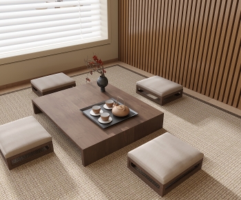 Wabi-sabi Style Tea Tables And Chairs-ID:400285012