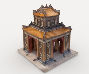 Modern Ancient Architectural Buildings-ID:968897101