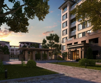 New Chinese Style Residential Building-ID:412237882