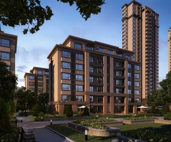 Modern Residential Building-ID:789892915