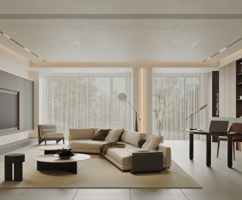 Modern A Living Room-ID:324518926