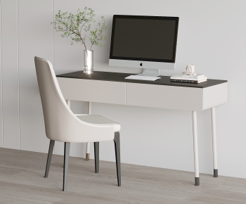 Modern Computer Desk And Chair-ID:389038095