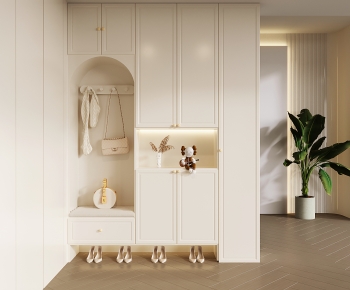 French Style Shoe Cabinet-ID:429549937