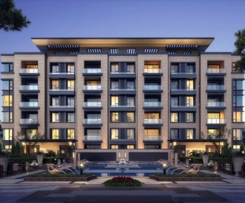 New Chinese Style Residential Building-ID:646044024