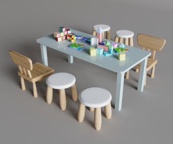 Modern Children's Table/chair-ID:693402056