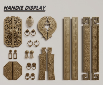 New Chinese Style Door Handle-ID:707546957