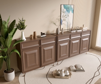 Modern Entrance Cabinet-ID:610888969