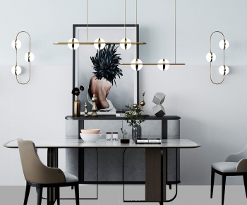 Nordic Style Dining Table And Chairs-ID:776273017
