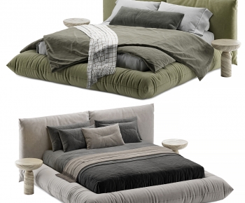 Modern Double Bed-ID:586319027
