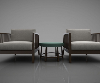New Chinese Style A Sofa For Two-ID:724224098