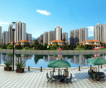 Modern Residential Building-ID:485119886