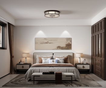 New Chinese Style Bedroom-ID:580512052