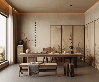 New Chinese Style Tea House-ID:303374055