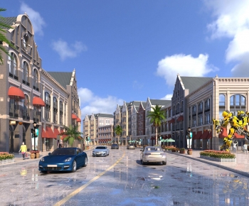 Modern Commercial Street-ID:256433963