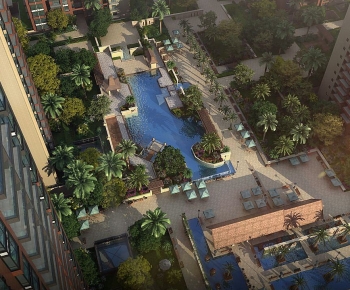 Modern Architectural Bird's-eye View Planning-ID:777843953