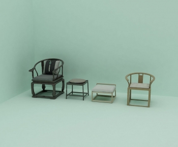 New Chinese Style Lounge Chair-ID:603399366