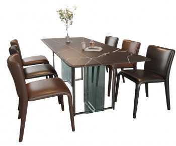 Modern Dining Table And Chairs-ID:746460917