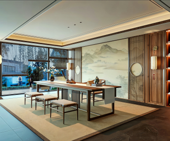 New Chinese Style Tea House-ID:313879019
