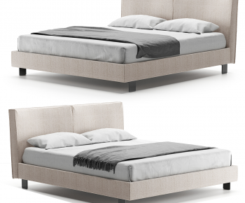 Modern Double Bed-ID:813390026