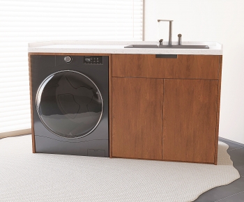 Modern Laundry Cabinet-ID:478945976