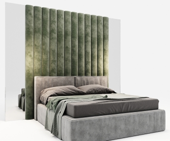 Modern Double Bed-ID:959773064