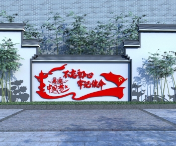 Chinese Style Landscape Wall-ID:759646891