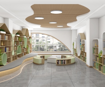 Modern Children's Reading Room-ID:894766097
