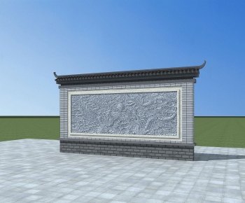 New Chinese Style Landscape Wall-ID:927732944