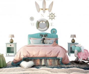 Modern Child's Bed-ID:382783897